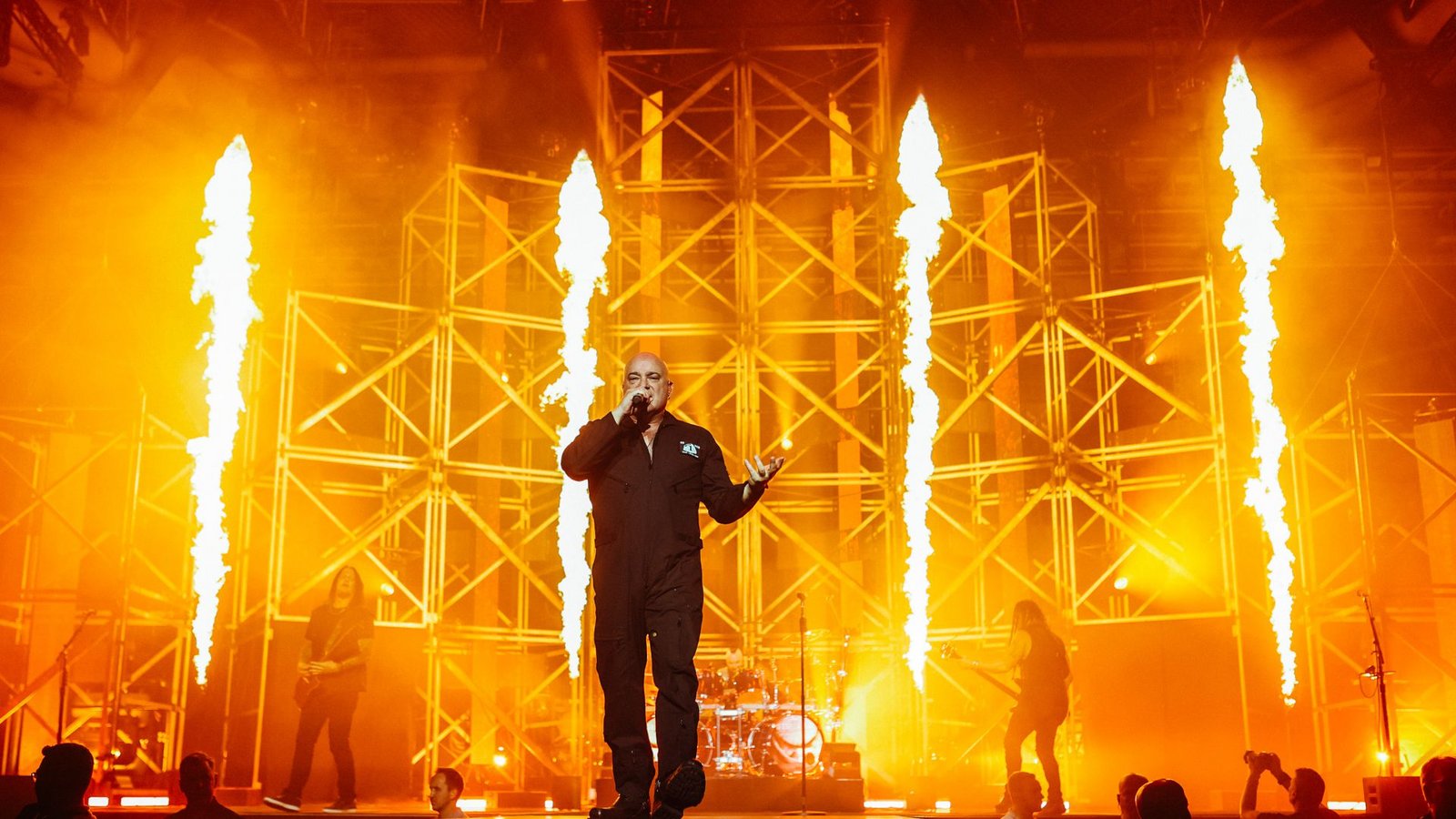 Disturbed sind am Freitag in der Schleyer-Halle in Stuttgart aufgetreten.Foto: Lichtgut Disturbed sind am Freitag in der Schleyer-Halle in Stuttgart aufgetreten.Foto: Lichtgut
