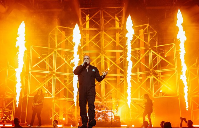 Disturbed sind am Freitag in der Schleyer-Halle in Stuttgart aufgetreten.<span class='image-autor'>Foto: Lichtgut</span>