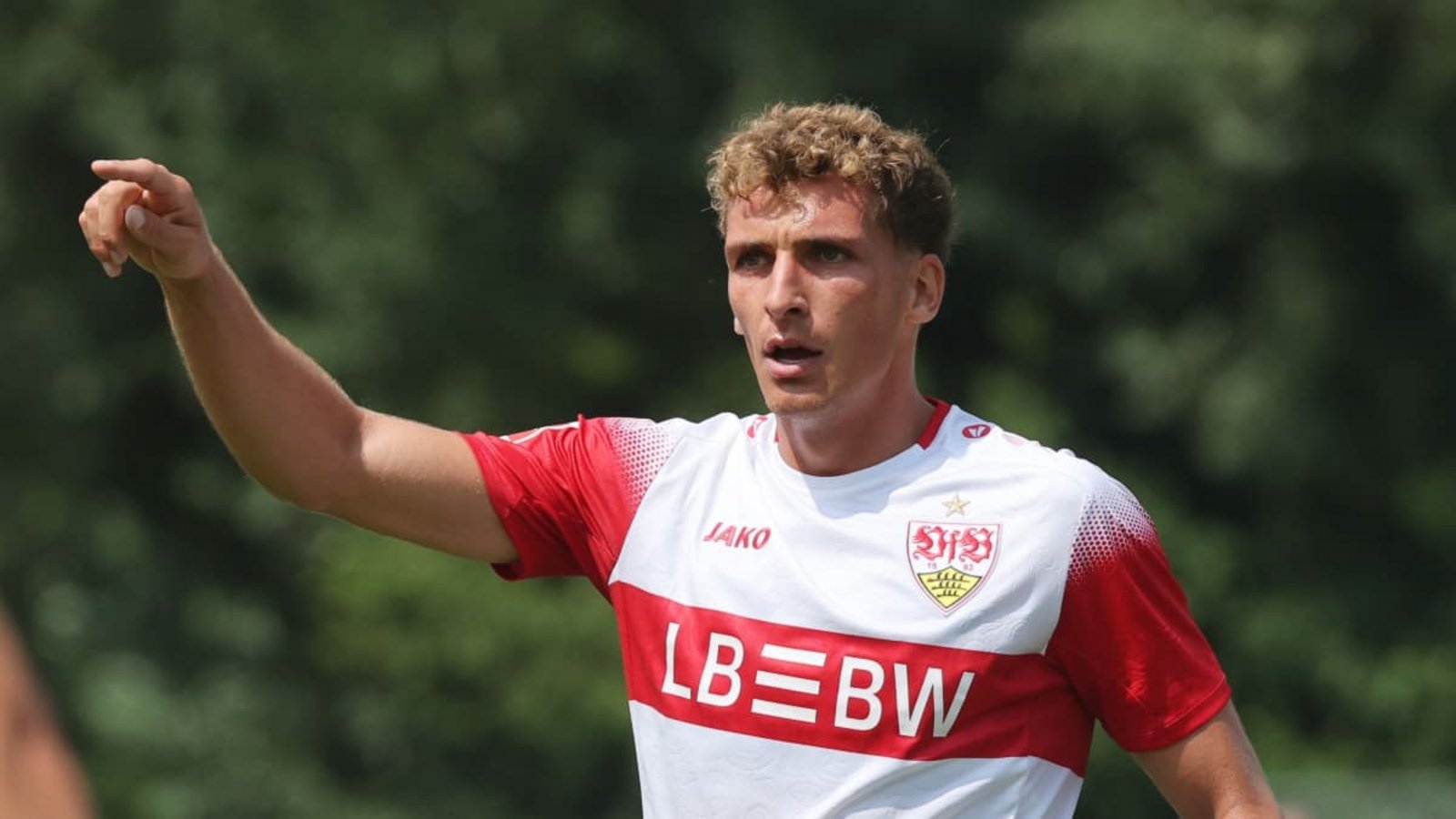 Grischa Prömel im ersten Testspiel für den VfB StuttgartBaumann Grischa Prömel im ersten Testspiel für den VfB StuttgartBaumann