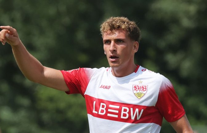 Grischa Prömel im ersten Testspiel für den VfB Stuttgart<span class='image-autor'>Baumann</span>