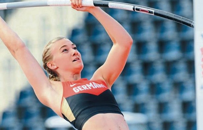 Tamara Schaßberger hat auch bei den U-20-Weltmeisterschaften in Polen ihre gute Verfassung bestätigt. Die Stabhochspringerin sprang erneut über 4,05 Meter. Foto: Hensel
