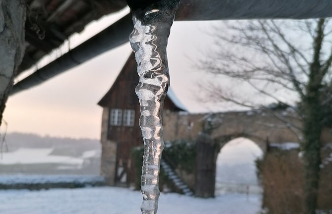 Der Kaltenstein hat im Dezember seinem Namen zeitweilig alle Ehre gemacht. Auch in den nächsten Tagen soll es wieder „zapfig“ werden. Ob dann auch in Vaihingen wieder Schnee liegen wird?  <span class='image-autor'>Foto: Banholzer</span>