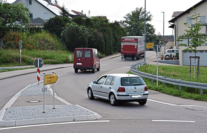 Für die Schützinger Straße schlägt das Radverkehrskonzept eine Höchstgeschwindigkeit von 30 Stundenkilometern vor.  Foto: Stahlfeld
