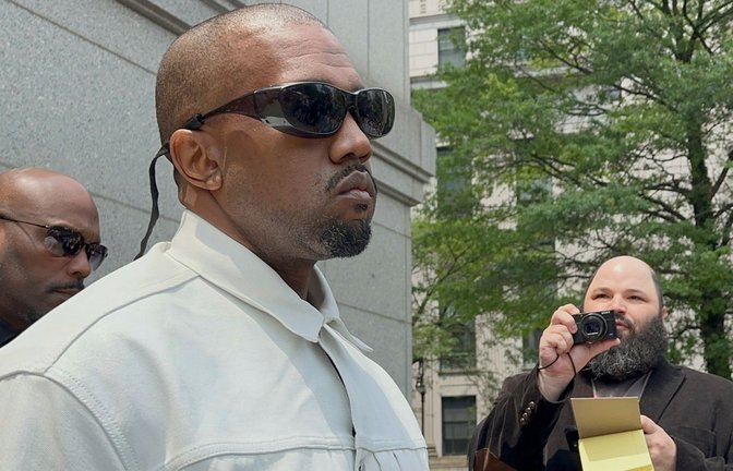 US-Skandalrapper Kanye West darf nicht nach London reisen. (Archivbild)<span class='image-autor'>Foto: Larry Neumeister/AP/dpa</span>