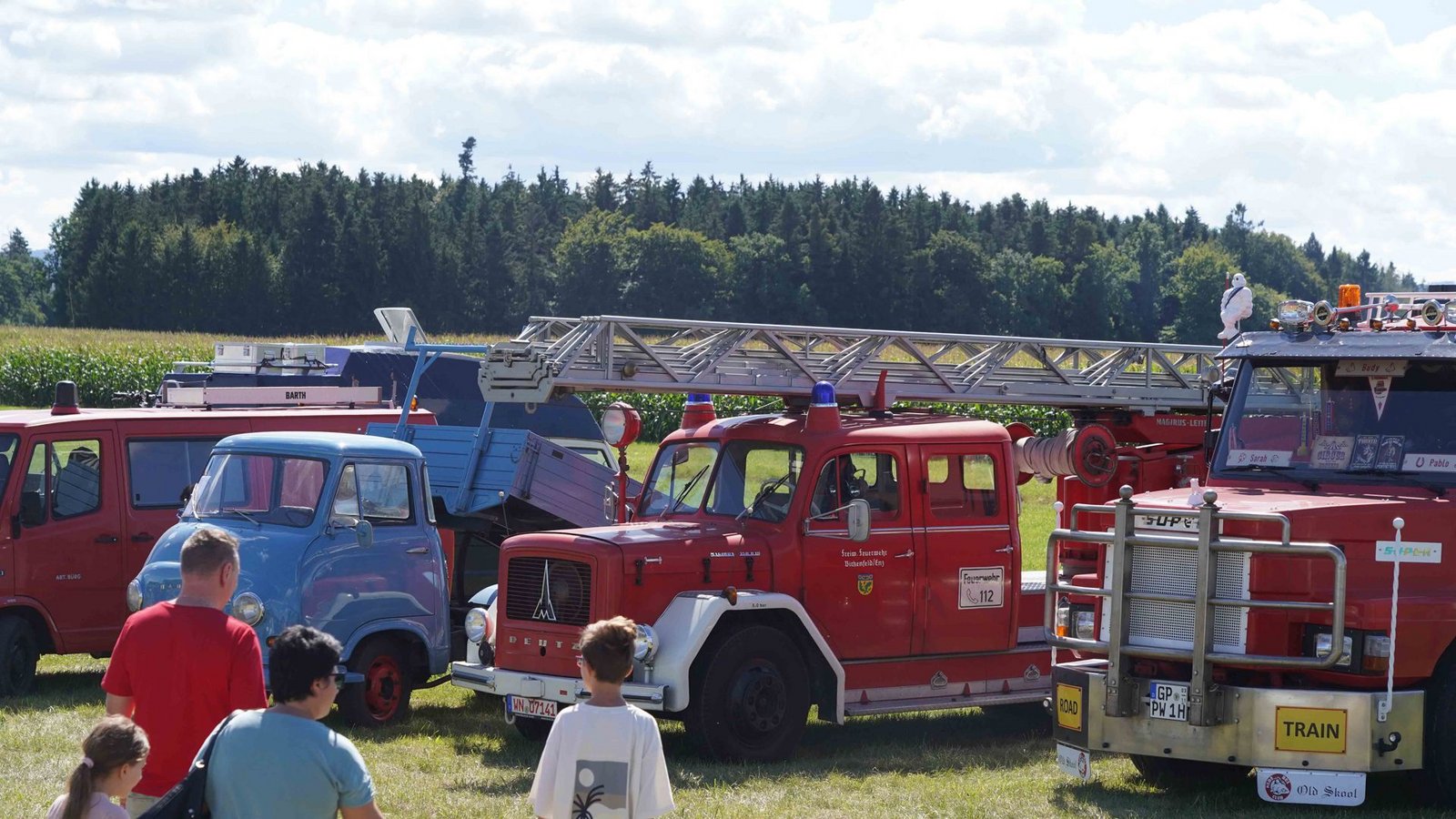 Auch Feuerwehrfahrzeuge waren auf dem Museumsgelände zu sehen.Foto: Andreas Rosar Fotoagentur-Stuttgart Auch Feuerwehrfahrzeuge waren auf dem Museumsgelände zu sehen.Foto: Andreas Rosar Fotoagentur-Stuttgart
