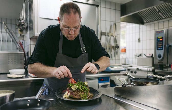 Markus Elison hat den Bib Gourmand  neu für seine Krone in Sulzbach erhalten.<span class='image-autor'>Foto: Philipp Reinhard</span>