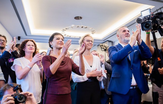 Noch ist das BSW zu großen Teilen eine Partei aus Anfängern und Unerfahrenen – trotz der einzelnen Ausnahmen.<span class='image-autor'>Foto: dpa/Christoph Soeder</span>