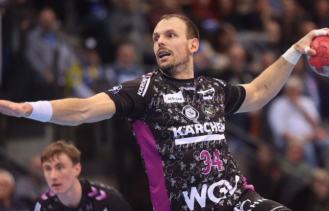 Kai Häfner spielt eine überragende Saison und führt mit 230 Treffern  die Bundesliga-Torjägerliste an.<span class='image-autor'>Foto: Baumann/Hansi Britsch</span>