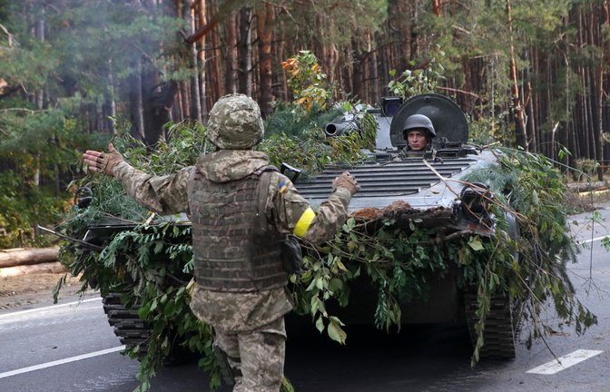 Ukrainische Soldaten haben weitere Teile ihres Landes zurückerobert. (Symbolbild)<span class='image-autor'>Foto: dpa</span>