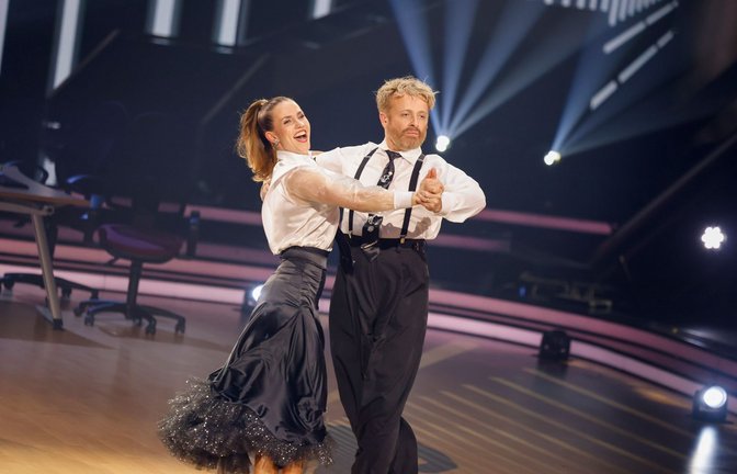 Sie sind rausgeflogen: Für Musiker Ross Antony und Profitänzerin Mariia Maksina geht es nicht ins Finale.<span class='image-autor'>Foto: Thomas Banneyer/dpa</span>