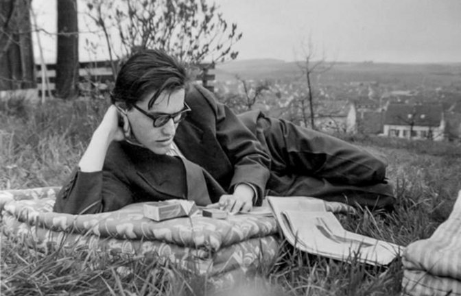 Peter Härtling Anfang der 1950er Jahre in Nürtingen<span class='image-autor'>Foto: AH/privat</span>