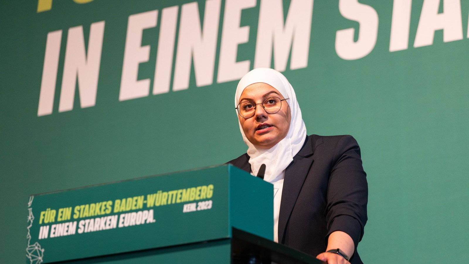 Aya Krkoutli war 2021 bis 2023 Landessprecherin der Grünen Jugend.Foto: dpa/Philipp von Ditfurth Aya Krkoutli war 2021 bis 2023 Landessprecherin der Grünen Jugend.Foto: dpa/Philipp von Ditfurth