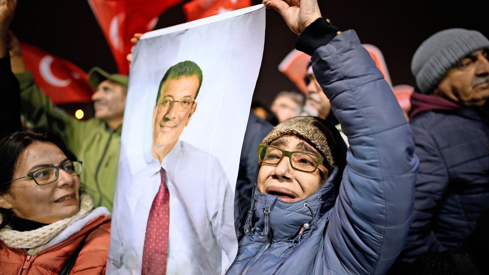 Am Mittwoch demonstrierten Anhänger Emre Imamoglus in Istanbul.Foto: dpa/AP/Emrah Gurel Am Mittwoch demonstrierten Anhänger Emre Imamoglus in Istanbul.Foto: dpa/AP/Emrah Gurel