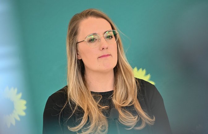 Grünen-Fraktionschefin Katharina Dröge fordert eine Senkung des Preises für das Deutschlandticket.<span class='image-autor'>Foto: Sebastian Gollnow/dpa</span>