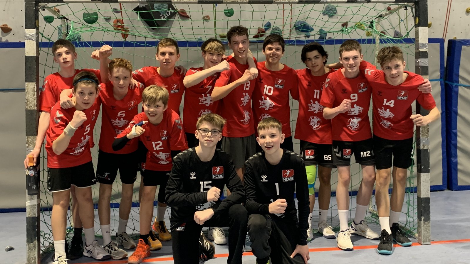 Die C 1 des HC Metter-Enz freut sich über die Tabellenführung. Foto: privat