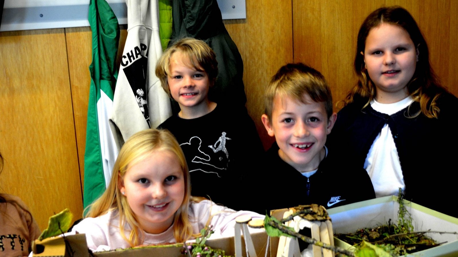 Bei einer Veranstaltung im November haben Schülerinnen und Schüler der „Schule am Stromberg“ Modelle mit ihren Ideen für eine gelungene Schulhofgestaltung entworfen.  Foto: Stahlfeld