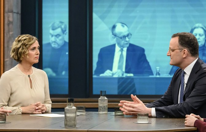Jens Spahn war am Sonntagabend zu Gast bei Caren Miosga.<span class='image-autor'>Foto: IMAGO/HMB-Media</span>