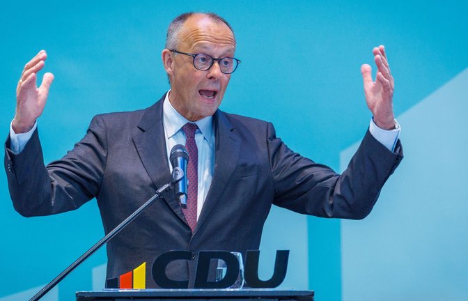 Merz gab sich mit Blick auf die Reformen optimistisch.<span class='image-autor'>Foto: Jens Büttner/dpa</span>