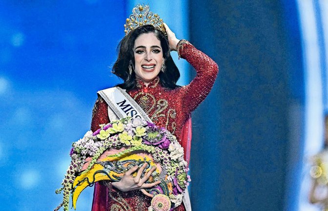 Die frisch gekrönte Miss Universe: Fatima Bosch aus Mexiko<span class='image-autor'>Foto: AFP/LILLIAN SUWANRUMPHA</span>