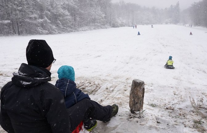 Rodeln an Weihnachten? Geht seit mehr als zehn Jahren nicht mehr. Dieses Bild entstand im April 2022.<span class='image-autor'>Foto: Fotoagentur-Stuttg//Andreas Rosar</span>