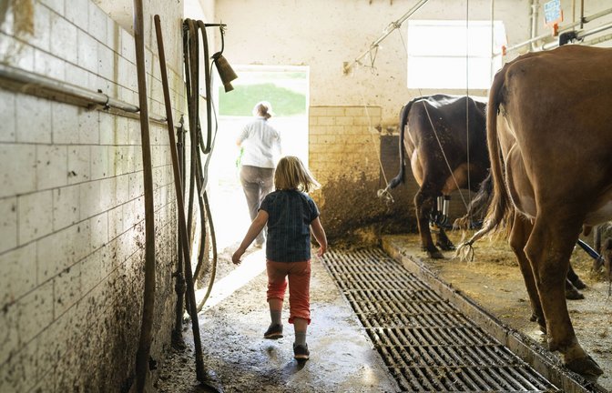 Kinder, die auf einem Bauernhof groß werden<span class='image-autor'>Foto: imago images / Westend61/Francesco Buttitta</span>