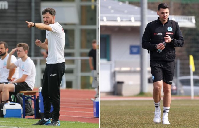 Harun Gülcan (li.) und Max Füssenhäuser spielen mit den A- und B-Junioren der Blauen in der höchstmöglichen Liga.<span class='image-autor'>Baumann</span>