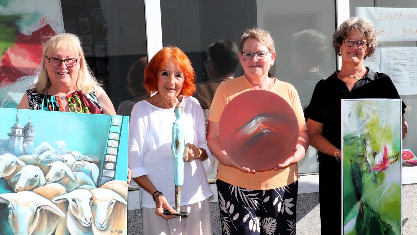 Eine bunte Kunst-Vielfalt wird den Gästen bei den Offenen Ateliers in Vaihingen und Umgebung präsentiert.  Foto: Gergen