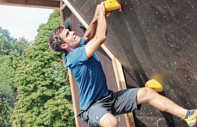 Bouldercup auf dem Freizeitgelände zwischen Riet und Eberdingen.
