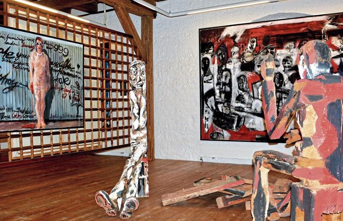 80 Werke der Malerei und 25 Skulpturen von 21 Künstlern in der Sammlung Heinrich in Maulbronn. Fotos: Stahlfeld