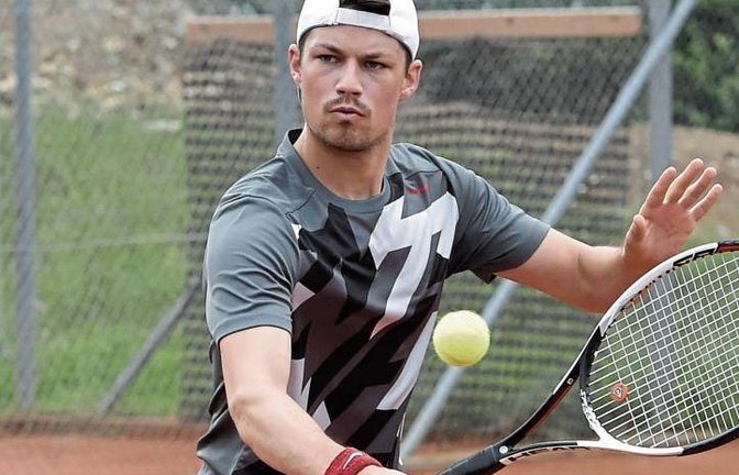 Einziger Oberriexinger, der seinen Match-Tiebreak gewonnen hat: Nico Ziesel Foto: Leitner