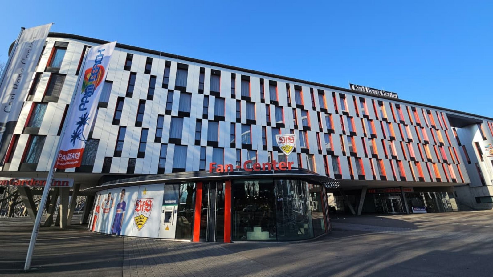 Bald im Besitz des VfB Stuttgart? Das Carl Benz Center im Neckarpark.Baumann