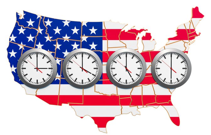 Die unterschiedlichen Zeitzonen der USA sorgen bei dem einen oder anderen für Verwirrung.<span class='image-autor'>Foto: AlexLMX / shutterstock.com</span>