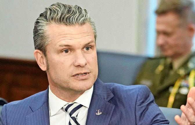Pete Hegseth dementiert Spekulationen über sein vorzeitiges Ende an der Spitze des Pentagon.<span class='image-autor'>Foto: AFP/Oliver Contreras</span>