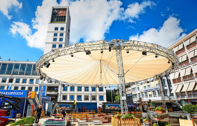 Wie ein Ufo auf dem Marktplatz<span class='image-autor'>Foto: &nbsp;</span>