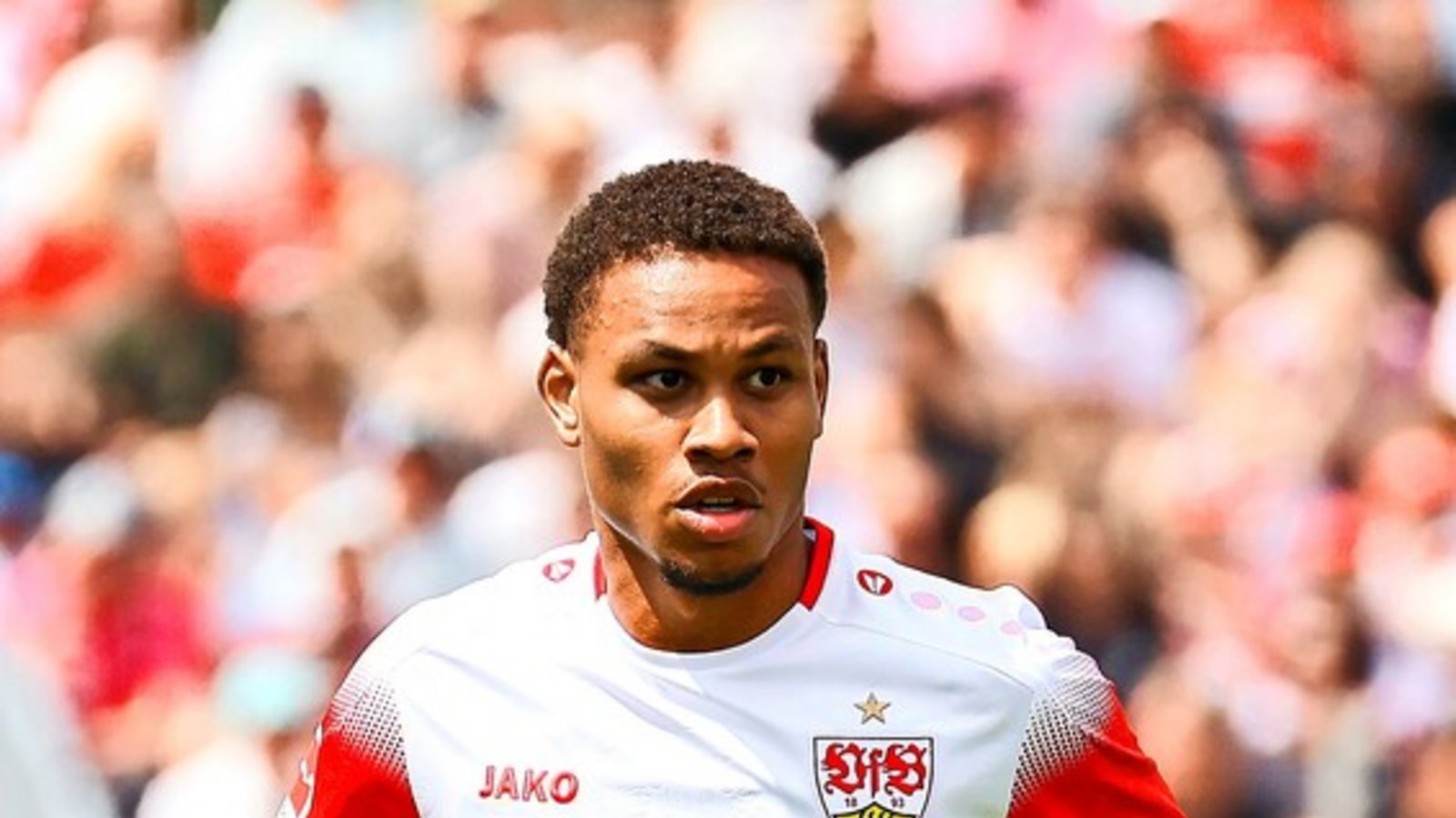 Nikolas Nartey, eigentlich zentraler Mittelfeldspieler, lief auch im Test gegen die TSG Balingen als rechter Außenverteidiger auf.Foto: Baumann Nikolas Nartey, eigentlich zentraler Mittelfeldspieler, lief auch im Test gegen die TSG Balingen als rechter Außenverteidiger auf.Foto: Baumann