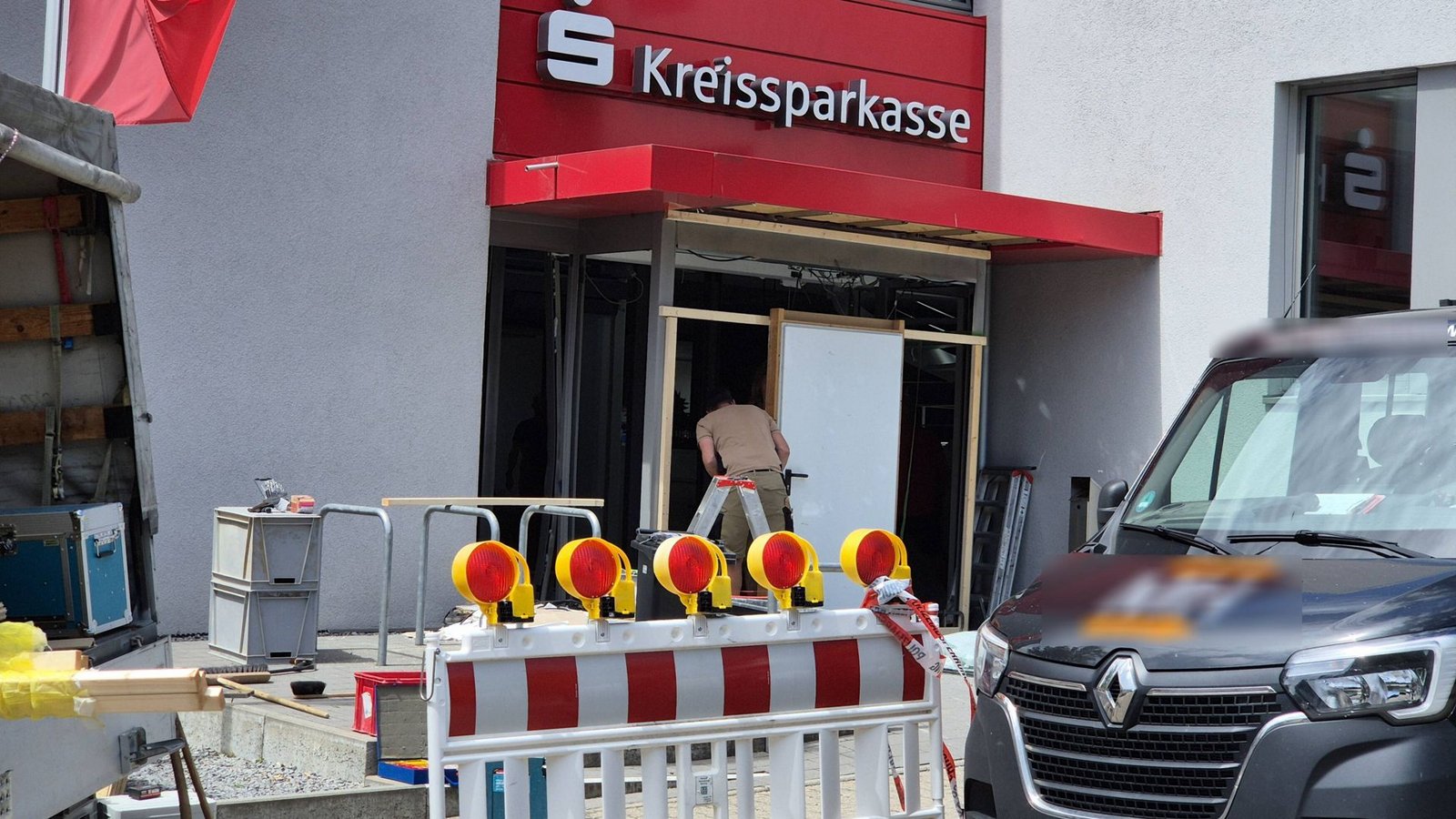 Das Ziel war ein Geldautomat einer Kreissparkasse.Foto: 7aktuell.de/CV
