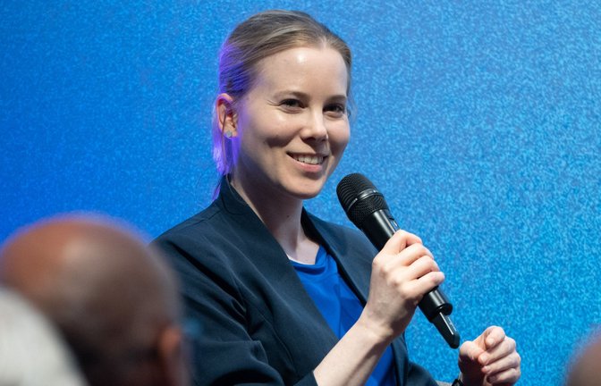 Julia Ruhs gilt als „neues konservatives Gesicht“ des öffentlich-rechtlichen Fernsehens – jedenfalls war es so geplant.<span class='image-autor'>Foto: Thomas Eisenkrätzer/dpa</span>