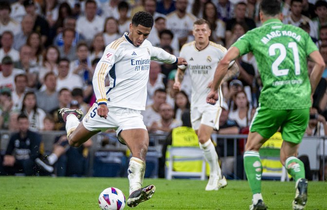 Jude Bellingham wird auf dem Cover der Standard- und Ultimate Edition von EA SPORTS FC 25 zu sehen sein (Symbolbild).<span class='image-autor'>Foto: IMAGO/NurPhoto/Alberto Gardin</span>