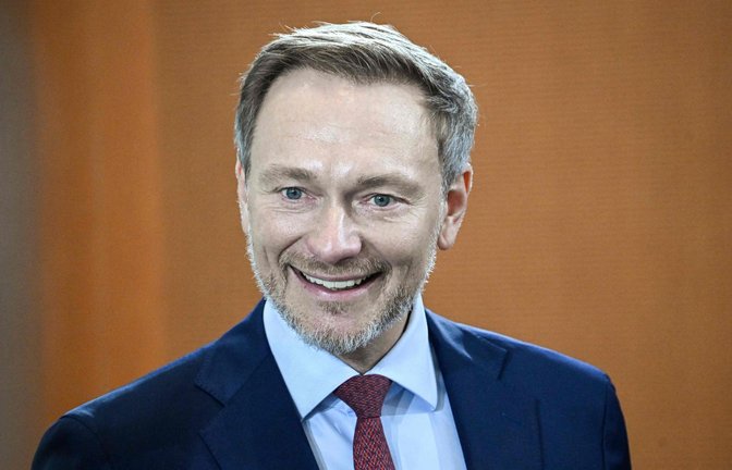 Im Kabinett: Bundesfinanzminister Christian Lindner (FDP).<span class='image-autor'>Foto: AFP/TOBIAS SCHWARZ</span>