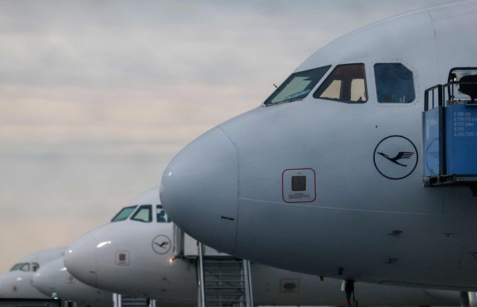 In München bleiben die meisten Lufthansa-Flieger am Boden.<span class='image-autor'>Foto: AFP</span>