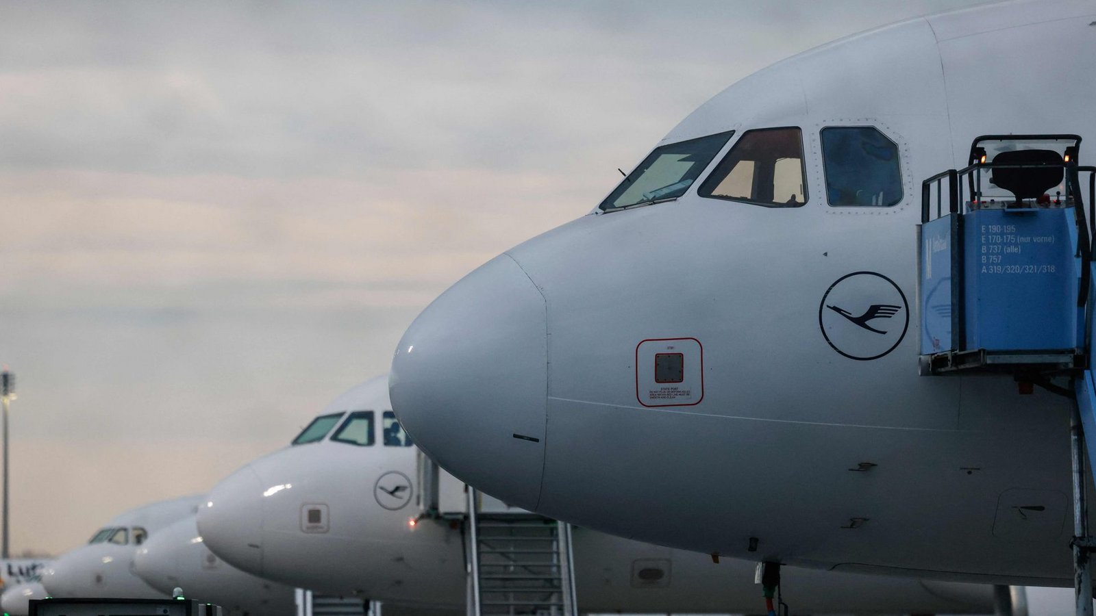 In München bleiben die meisten Lufthansa-Flieger am Boden.Foto: AFP In München bleiben die meisten Lufthansa-Flieger am Boden.Foto: AFP