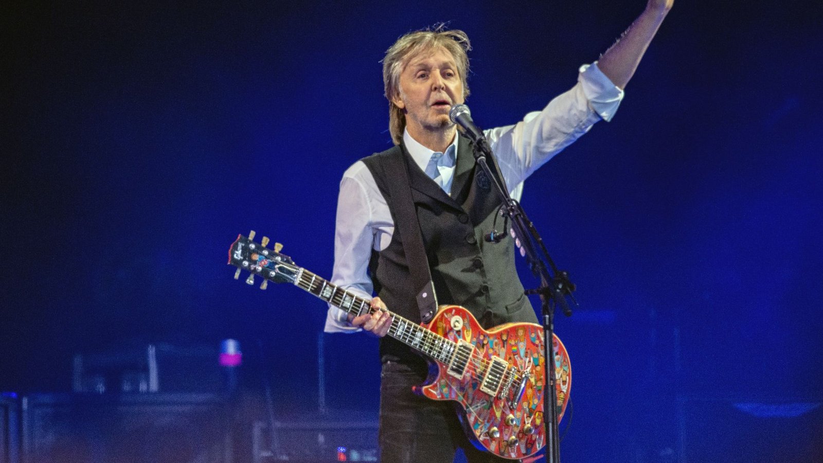 Paul McCartney war in der letzten "Late Night" mit Stephen Colbert zu Gast. (Archivfoto)Foto: Joel C Ryan/Invision via AP/dpa Paul McCartney war in der letzten "Late Night" mit Stephen Colbert zu Gast. (Archivfoto)Foto: Joel C Ryan/Invision via AP/dpa