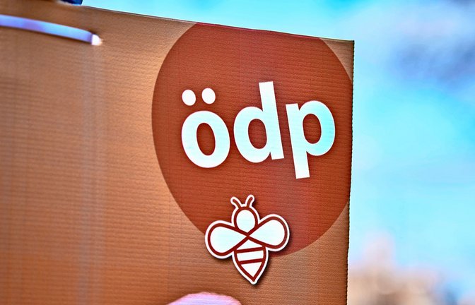 Ein ÖDP-Wahlplakat in Stuttgart.<span class='image-autor'>Foto: IMAGO/Bihlmayerfotografie/IMAGO/Michael Bihlmayer</span>