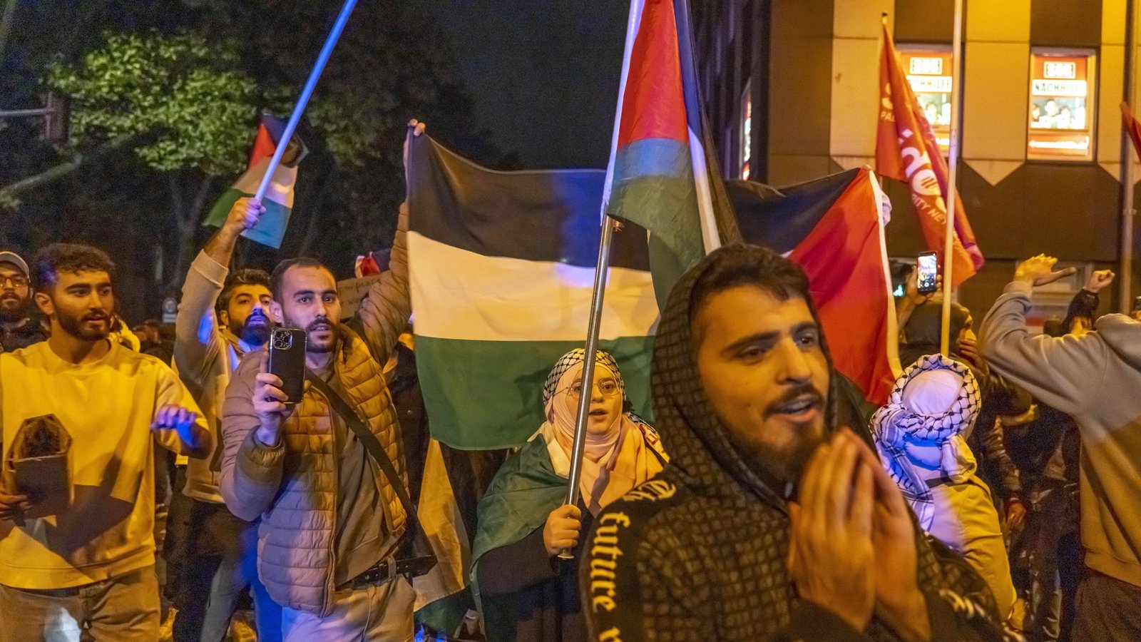 Auf propalästinensischen Demonstrationen kommt es immer wieder zu antisemitischen Vorfällen.Foto: imago//Jochen Tack