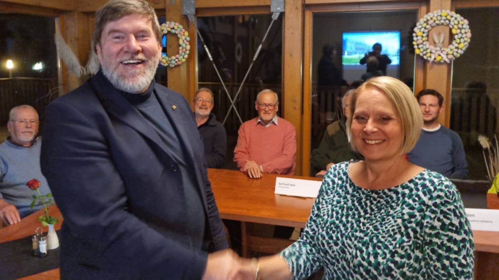 Markus Rösler reicht die Verantwortung für die Organisation an Meike Günter weiter. Foto: p Markus Rösler reicht die Verantwortung für die Organisation an Meike Günter weiter. Foto: p