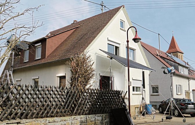 In der Karlstraße in Nussdorf lebt der Vater der Hauptdarstellerin.  Fotos: Rücker
