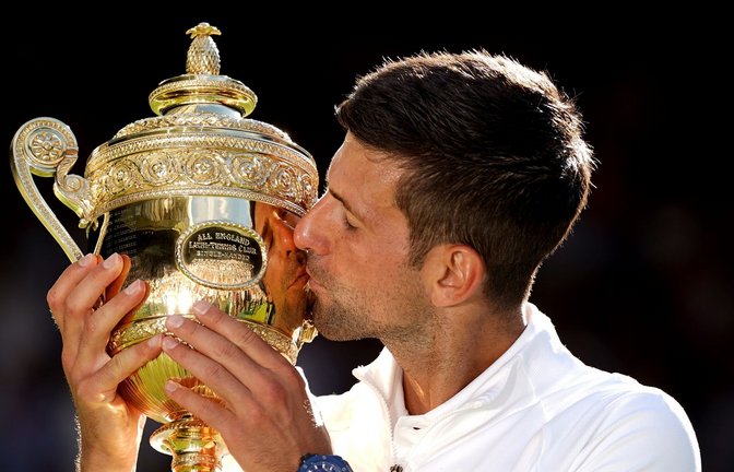Novak Djokovic hofft auf einen Start bei den US Open.<span class='image-autor'>Foto: Adam Davy/PA Wire/dpa</span>