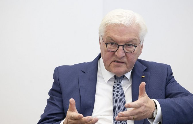 Frank-Walter Steinmeier  sieht sich nicht nur als Krisenmanager. Zu seinen vorrangigen Anliegen gehört auch der Zusammenhalt der Gesellschaft.<span class='image-autor'>Foto: Lichtgut/Leif Piechowski</span>