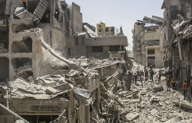 Die israelische Armee hat nach eigenen Angaben eine israelische Geisel aus dem südlichen Gazastreifen gerettet. (Archivbild)<span class='image-autor'>Foto: dpa/Mahmoud Zaki</span>