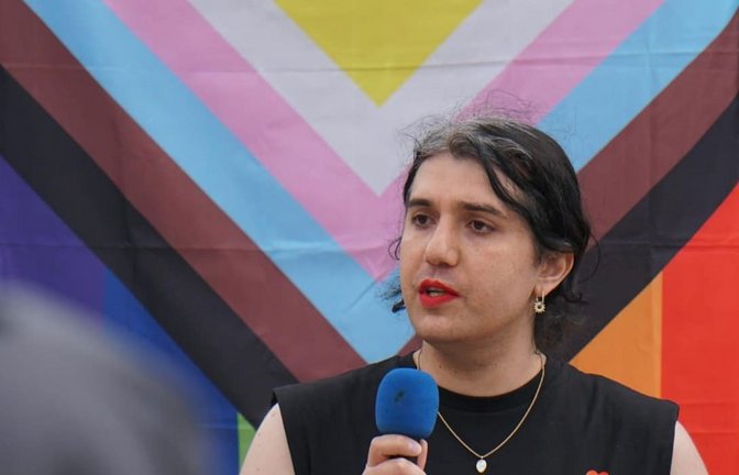 Eve Mohamad ist in der Flüchtlingshilfe aktiv  und tritt in der Öffentlichkeit auf, um über ihre Erfahrung zu sprechen.<span class='image-autor'>Foto: privat</span>